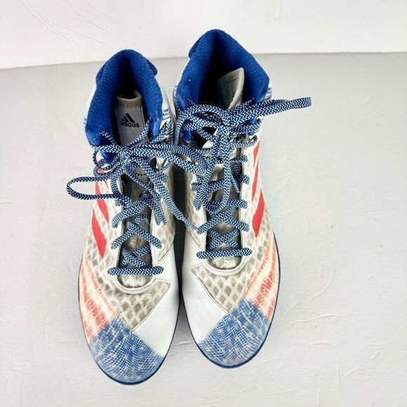 Adidas Men's Mat Wizard Hype Wresting Shoes Size 7.5 Martial Arts MMA Boxing - Picture 6 of 11